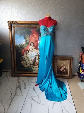 Jovani | Dresses | Vintage Y2k Zebra Print Prom Dress | Poshmark